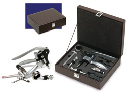 SET DE VINO PROF.9PZA. ESTCH.CURPIEL CAF IMPRESO U