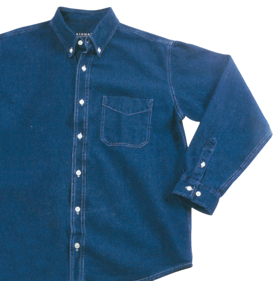 CAMISA AIRMAN MEZCLILLA