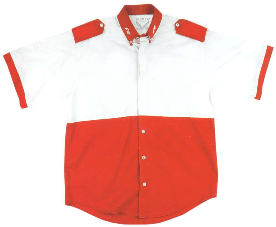 CAMISA AIRMAN GABARDINA ESCUDERIA ROJO